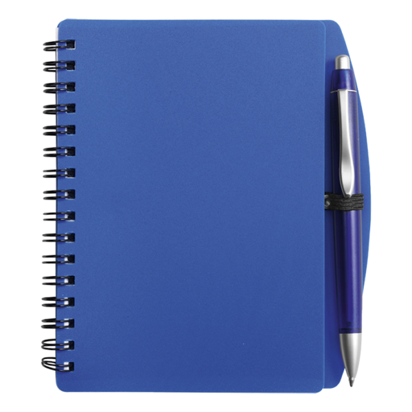 A6 Spiral Notebook and Pen - Image 4