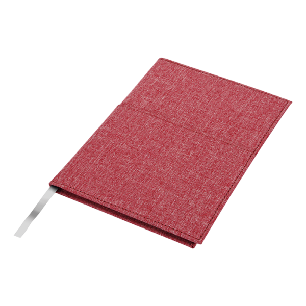 A5 Melange Notebook With Front Pocket