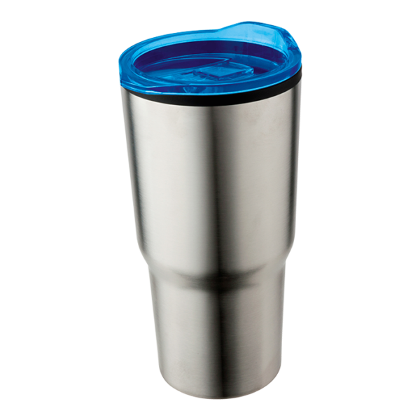 590ml Stainless Steel Mug With Clear Lid - Image 3