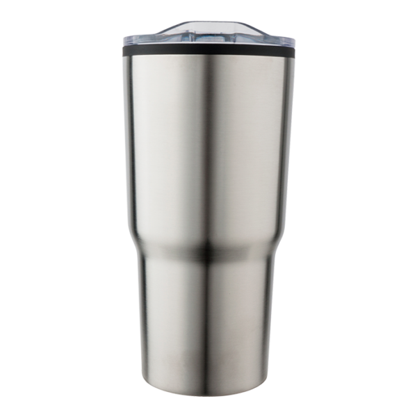 590ml Stainless Steel Mug With Clear Lid