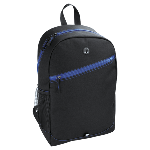 Backpack With Contrast Colour Diagonal Zip - Image 3