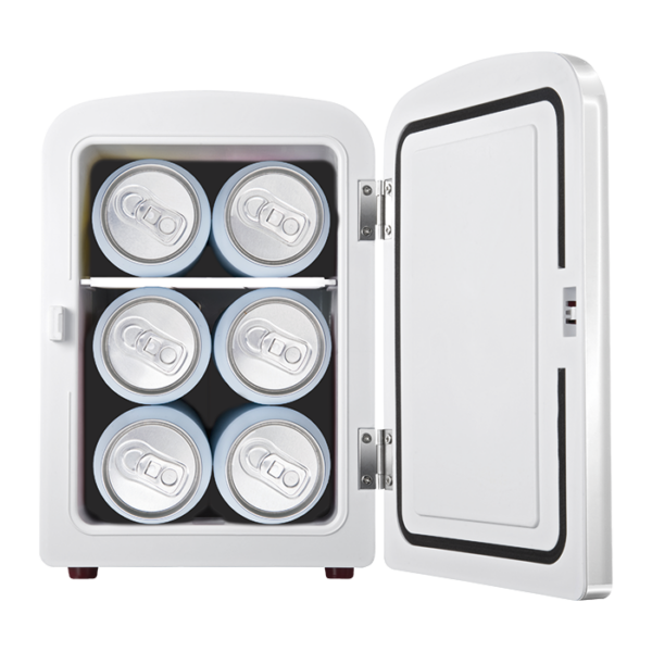 6 Can Mini-Fridge With Built In Bluetooth Speaker