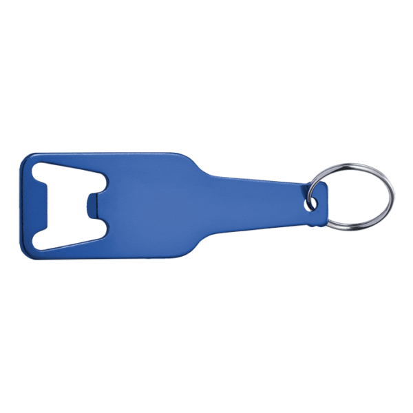 Bottle Shaped Keychain With Opener