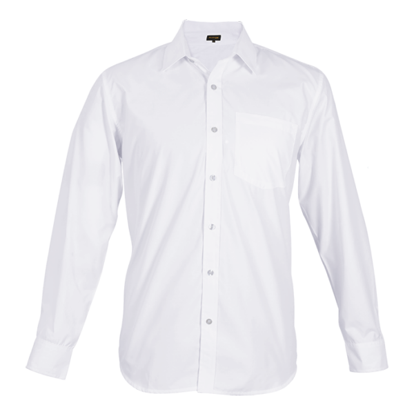 Easy Care Lounge Shirt Long Sleeve Mens - Image 3