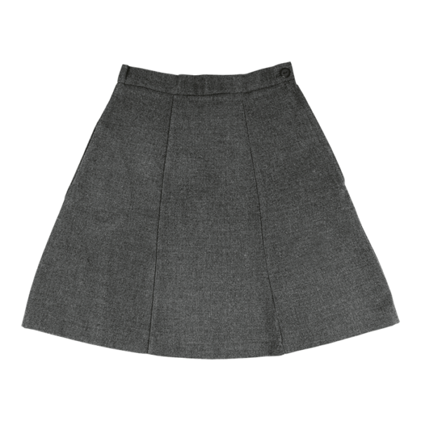 Girls Panelled School Skirt