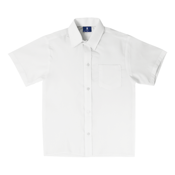 Unisex Short Sleeve School Shirt