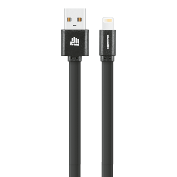 IND 1.2m Flat Lightning Charger Cable