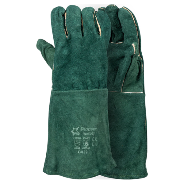 Econo Green Lined Welding - Elbow Glove