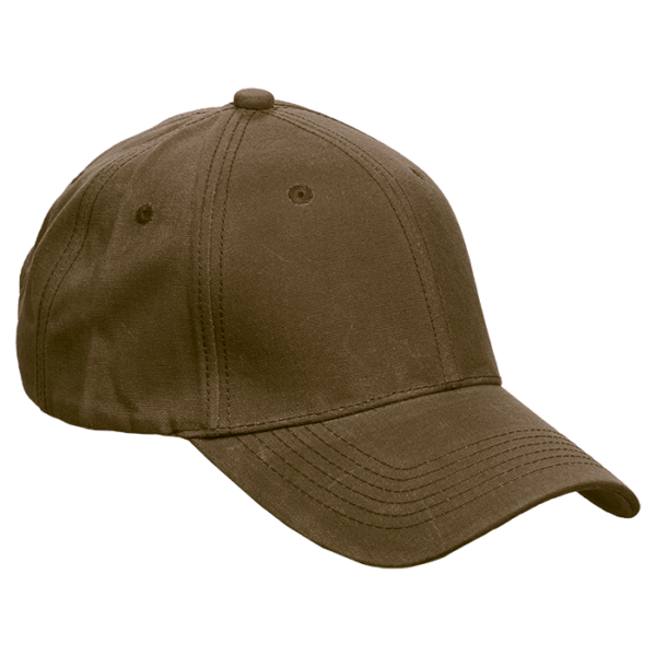 6 Panel Barron Washed Oil Skin Cap - Image 5