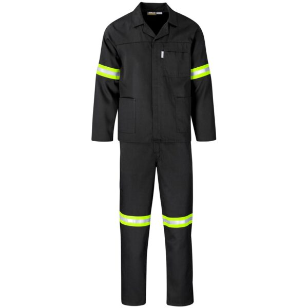 Trade Polycotton Conti Suit - Reflective Arms & Legs - Yellow Tape - Image 2