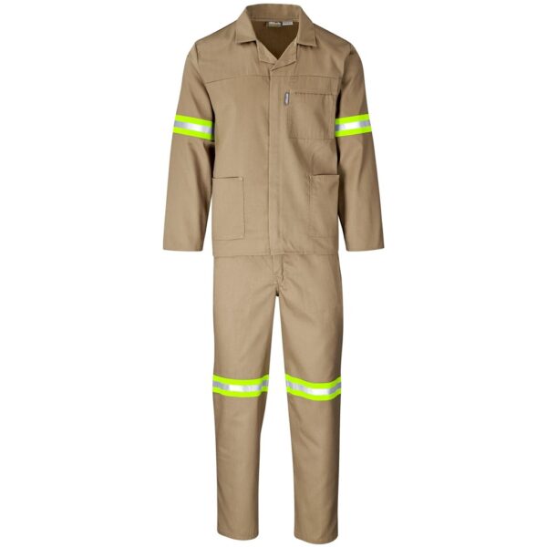 Trade Polycotton Conti Suit - Reflective Arms & Legs - Yellow Tape - Image 5