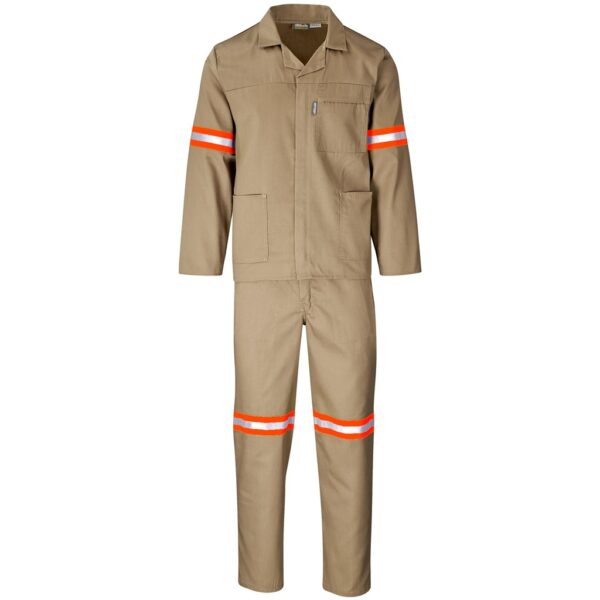 Trade Polycotton Conti Suit - Reflective Arms & Legs - Orange Tape - Image 5