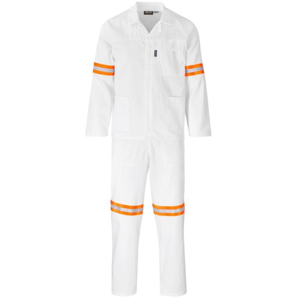 Trade Polycotton Conti Suit - Reflective Arms & Legs - Orange Tape - Image 10