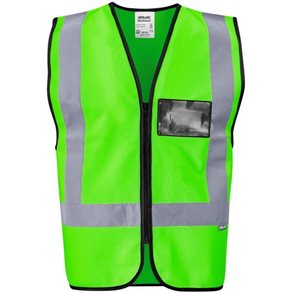 Direction En4 Hi-Viz Reflective Full Zip Vest - Image 2