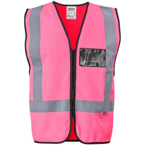 Direction En4 Hi-Viz Reflective Full Zip Vest - Image 5