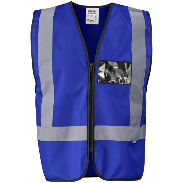 Direction En4 Hi-Viz Reflective Full Zip Vest - Image 7