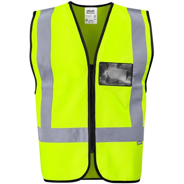 Direction En4 Hi-Viz Reflective Full Zip Vest - Image 8