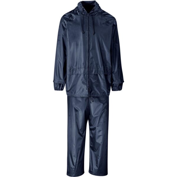 Weather Polyester/PVC Rainsuit - Navy - Image 2