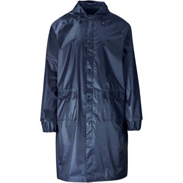 Thunder Rubberised Polyester/Pvc Raincoat - Navy - Image 2