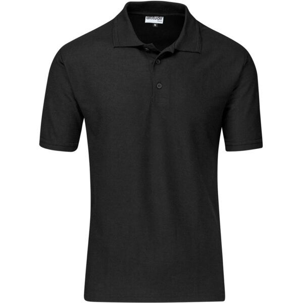 Mens Basic Pique Golf Shirt - Image 2