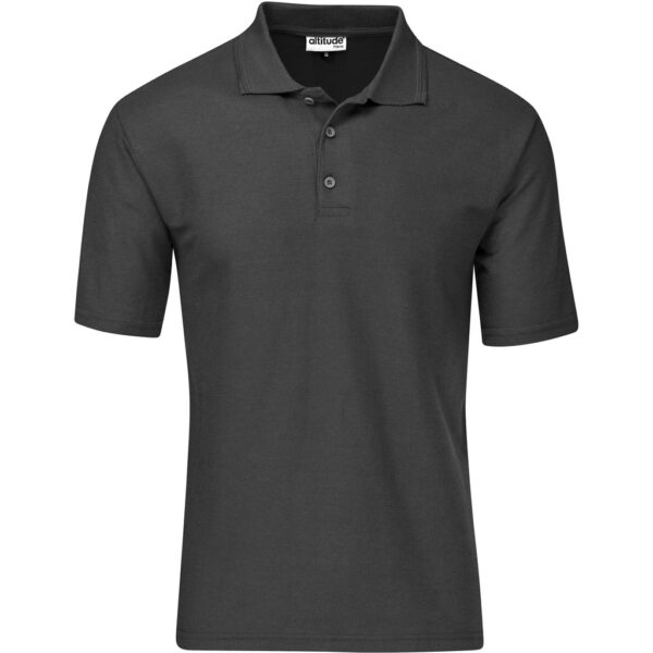 Mens Basic Pique Golf Shirt - Image 3