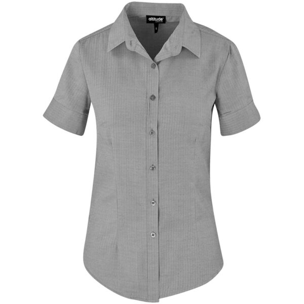 Ladies Short Sleeve Nottingham Shirt - Image 2