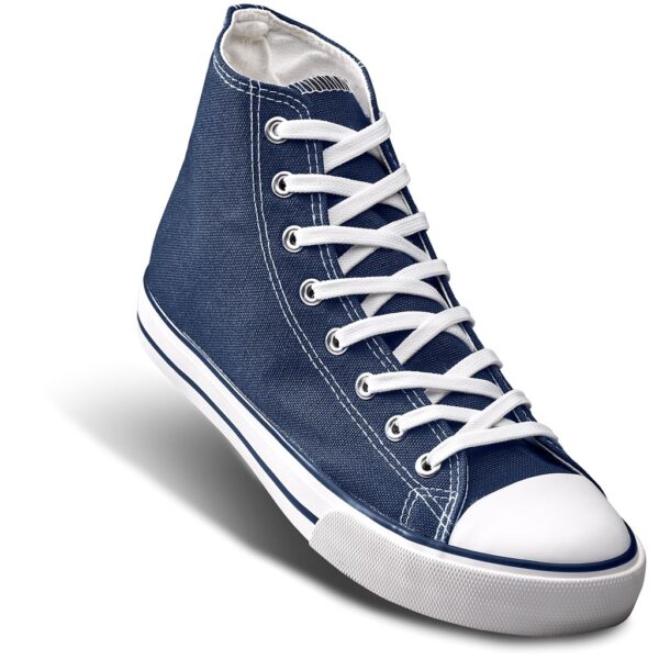 Unisex Retro High Top Canvas Sneaker - Image 4