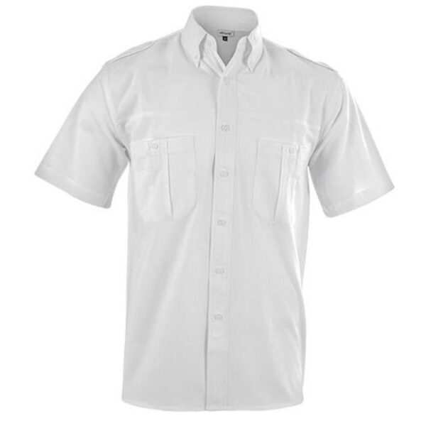 Tracker Short Sleeve Shirt - White - Image 2