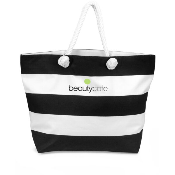 US Basic Coastline Cotton Beach Bag - Black