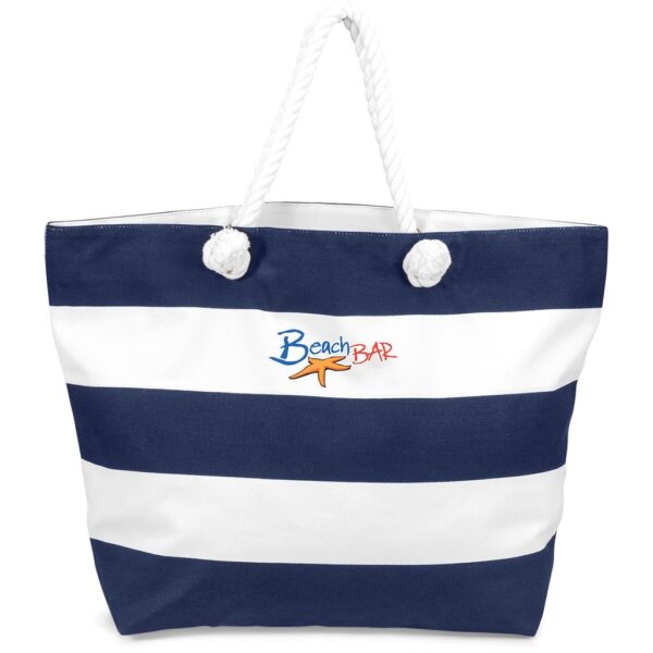 US Basic Coastline Cotton Beach Bag - Image 3