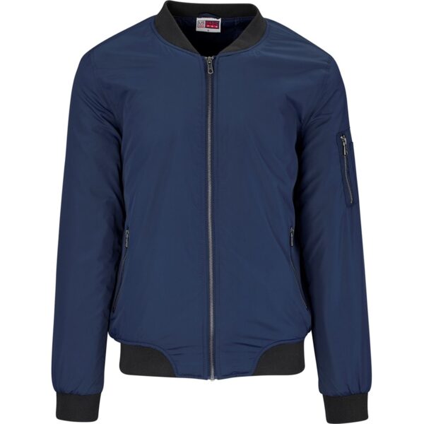 Mens Crusader Bomber Jacket - Navy - Image 2