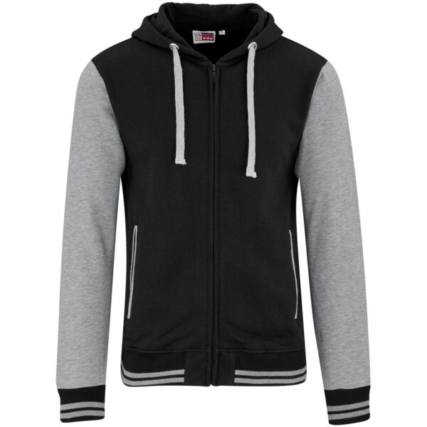 Mens Princeton Hooded Sweater - Black - Image 2