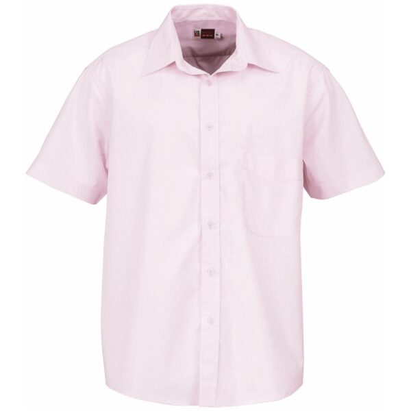 Mens Short Sleeve Washington Shirt - Pink - Image 2