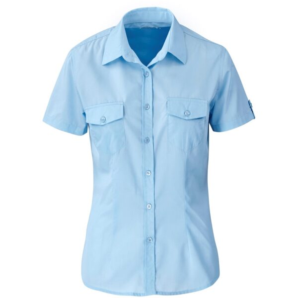 Ladies Short Sleeve Kensington Shirt - Image 4