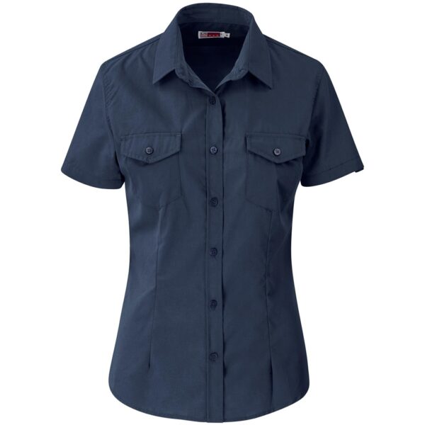 Ladies Short Sleeve Kensington Shirt - Image 5