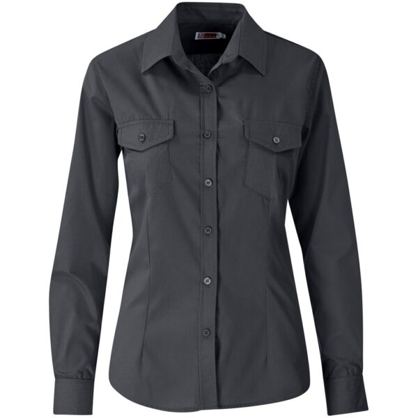 Ladies Long Sleeve Kensington Shirt - Image 3