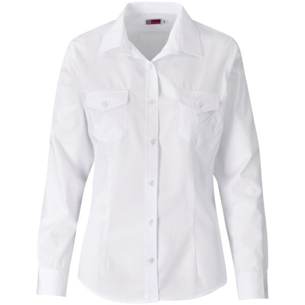 Ladies Long Sleeve Kensington Shirt - Image 6