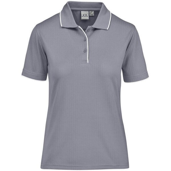 Ladies Elite Golf Shirt - Grey - Image 2