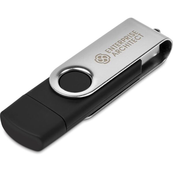 Shuffle Glint Flash Drive – 32GB - Silver - Image 2