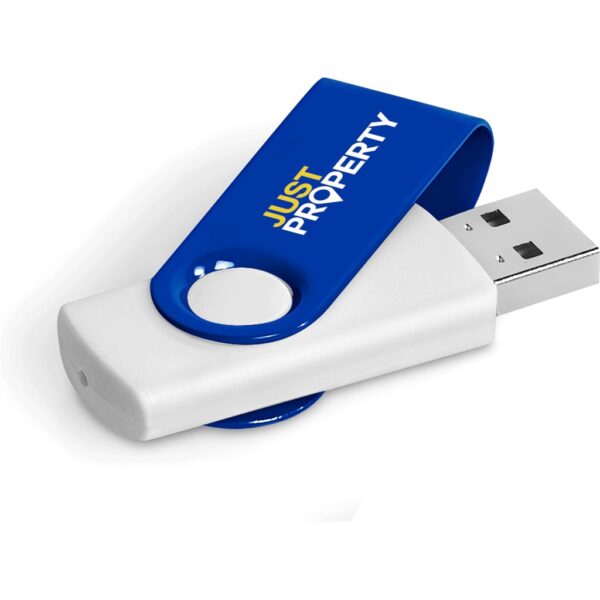 Axis Gyro White Flash Drive - 32GB - Image 3