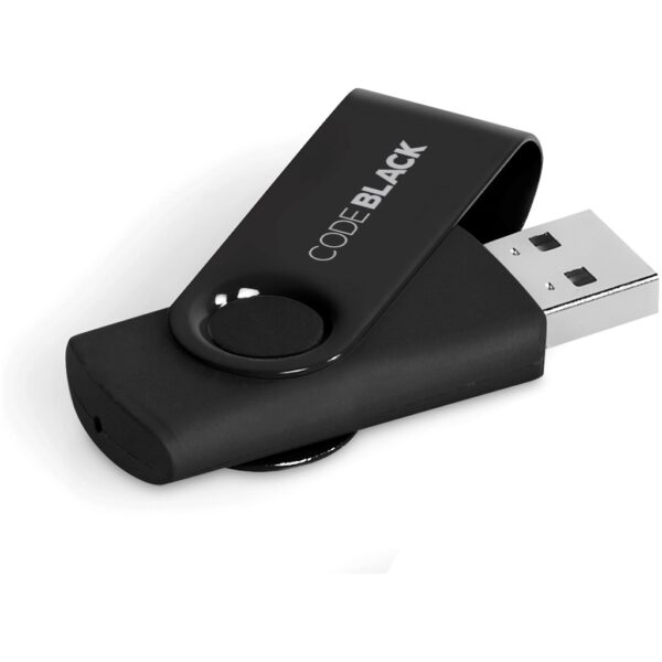 Axis Gyro Flash Drive - 8GB - Black - Image 2