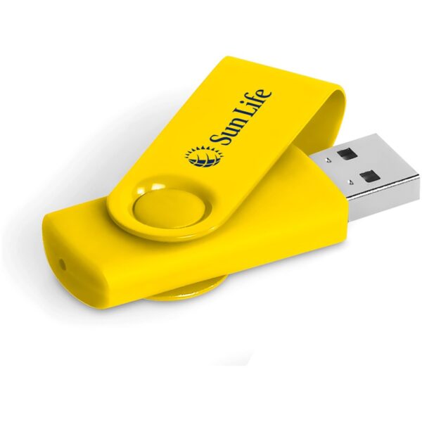 Axis Gyro Flash Drive - 8GB - Yellow - Image 2