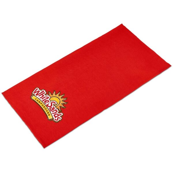 Kids Flexi Tubular Bandana - Red - Image 2