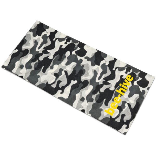 Kids Camo Flexi Tubular Bandana - Grey - Image 2