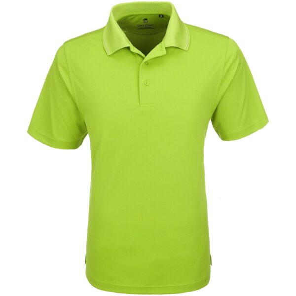 Mens Wynn Golf Shirt - Lime - Image 2