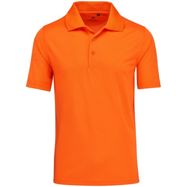 Mens Wynn Golf Shirt - Orange - Image 2