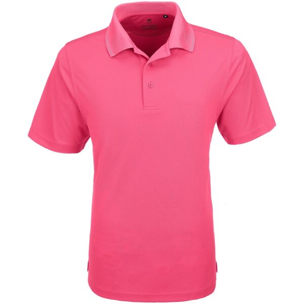 Mens Wynn Golf Shirt - Pink - Image 2