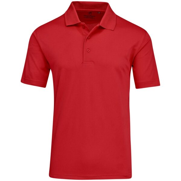 Mens Wynn Golf Shirt - Red - Image 2