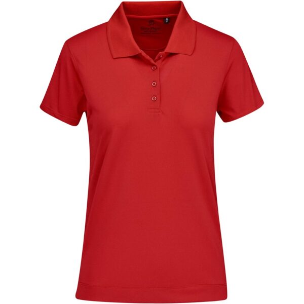 Ladies Wynn Golf Shirt - Red - Image 2