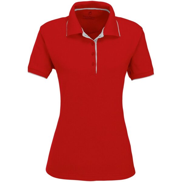 Ladies Wentworth Golf Shirt - Red - Image 2